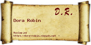 Dora Robin névjegykártya